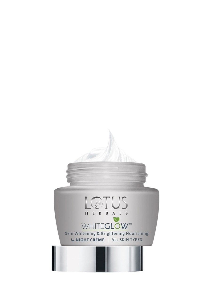 Women Lotus Herbals Skincare | Buy Lotus Herbals Sustainable Whiteglow Whitening Brightening Nourishing Night Creme 60G - Personal Care For Women