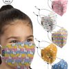 Kids PRIVIU Masks & Protective Gears | Buy Priviu Kids Pack Of 5 Multi Coloured Printed 4 Ply Reusable Cloth Mask - Accessories For Unisex Kids