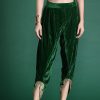 Women Sangria Leggings, Salwars & Churidars | Buy Sangria Women Velvet Finish Stylized Salwar - Apparel For Women