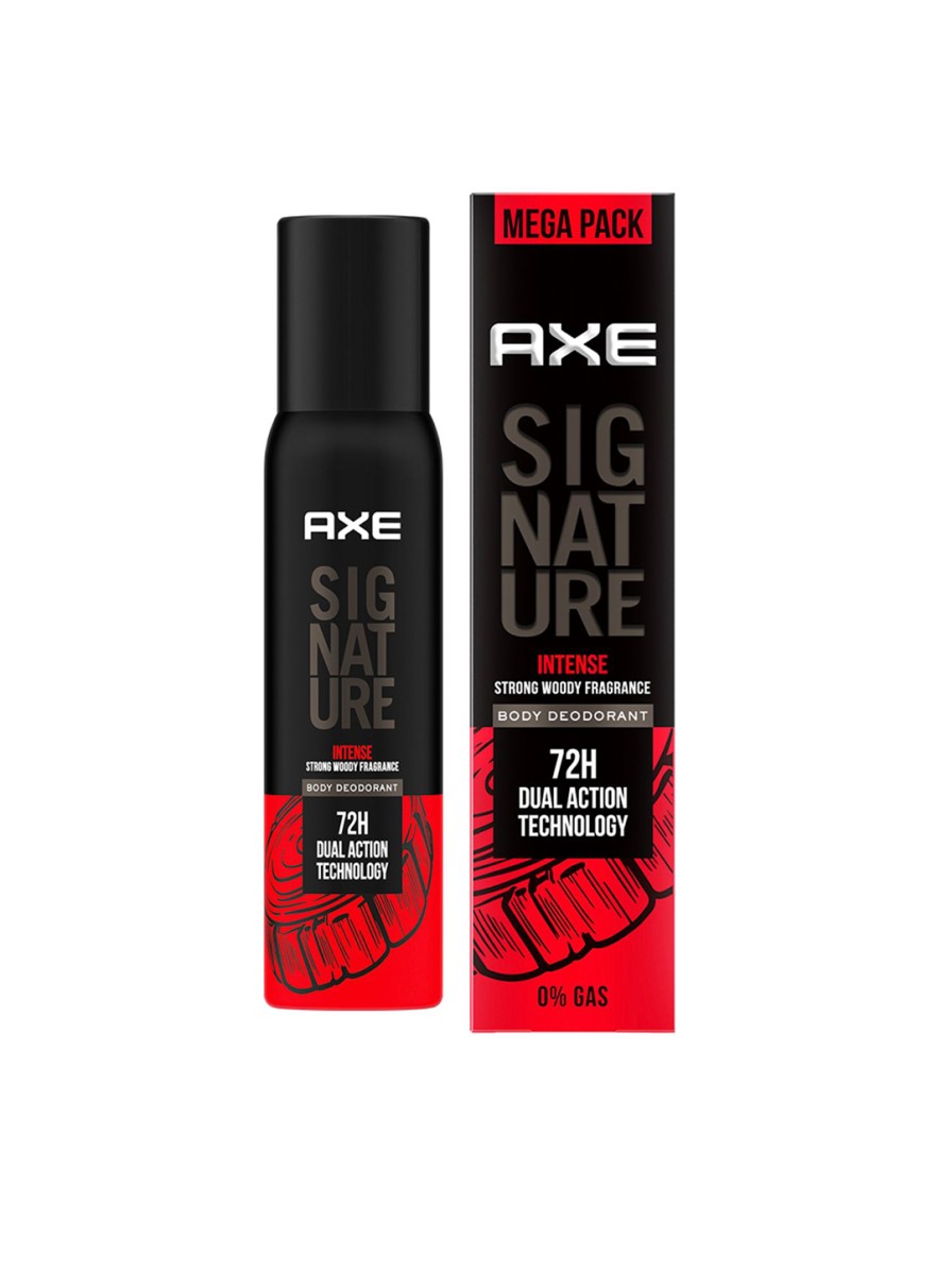 Men AXE Deodorants | Buy Axe Men Signature Intense Body Deodorant Long Lasting, No Gas 200Ml - Personal Care For Men