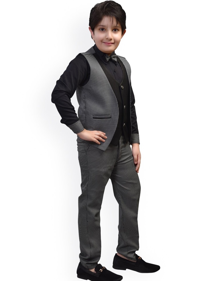 Kids BAESD Party Wear | Buy Baesd 3 Piece Single Breasted Partywear Suit - Apparel For Boys