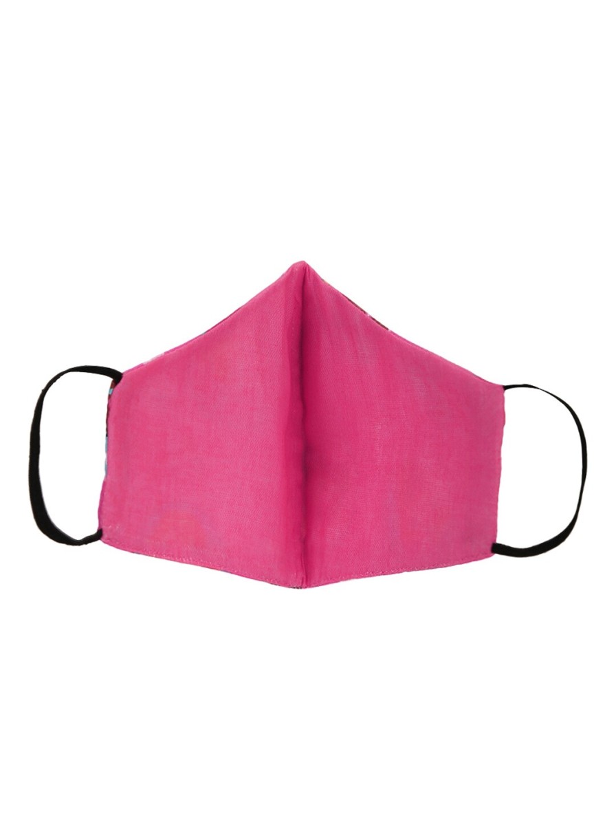 Kids Tossido Masks & Protective Gears | Buy Tossido Kids 3 Pcs Pink Printed 3 Ply Reusable Cloth Masks - Accessories For Unisex Kids