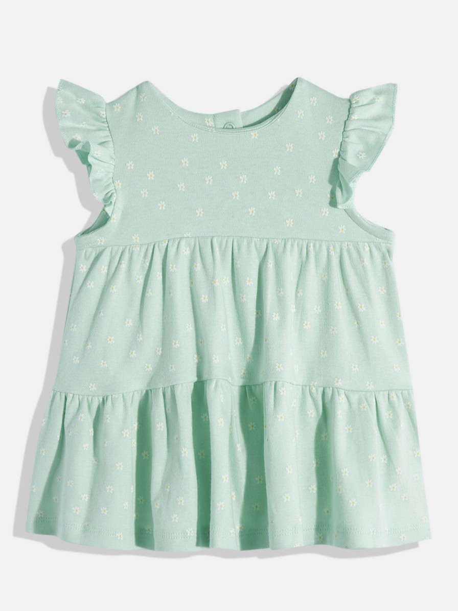 Kids mothercare Mothercare | Buy Mothercare Girls Floral Printed Pure Cotton Fit & Flare Dress - Apparel For Girls