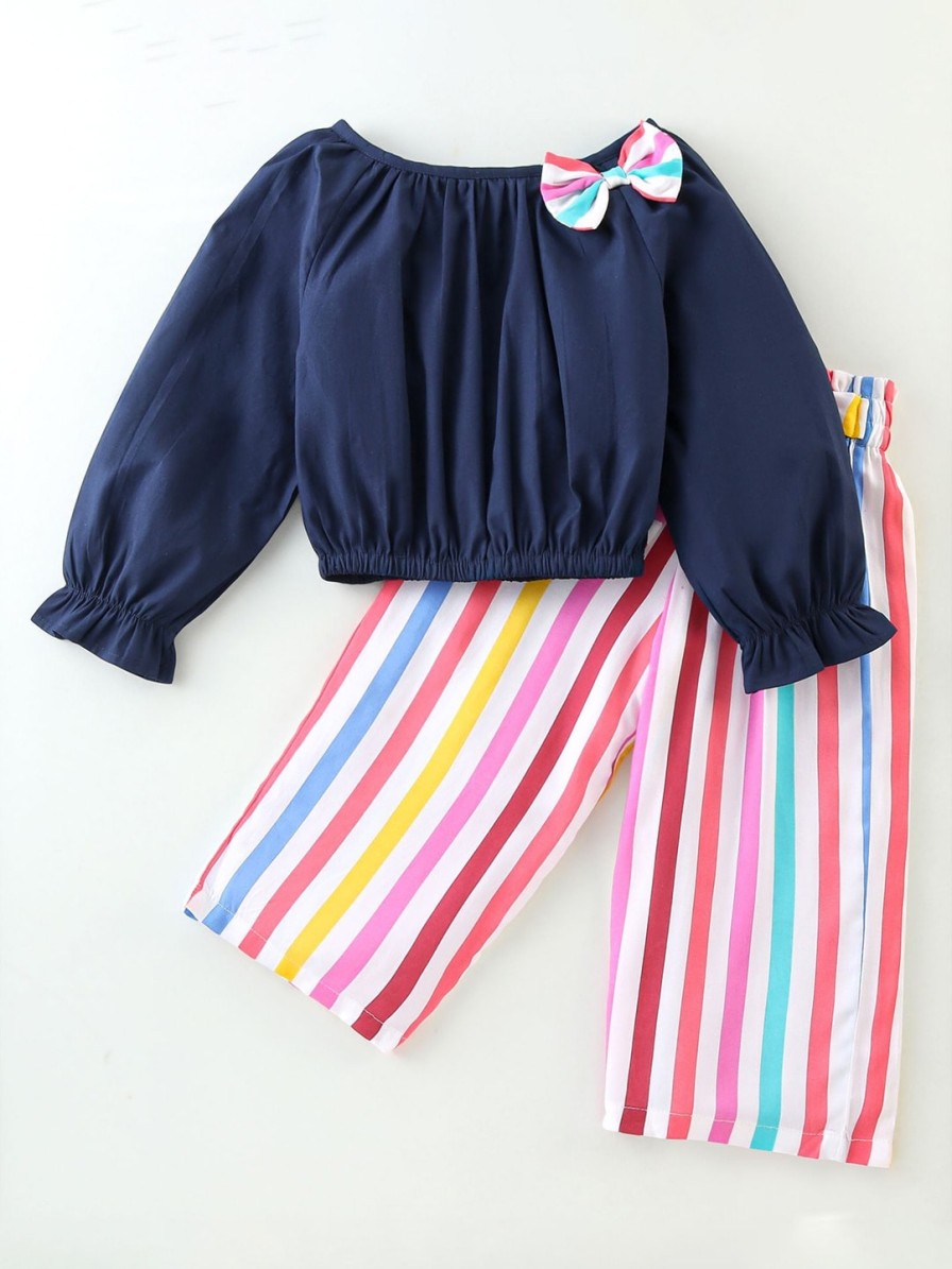 Kids CrayonFlakes Clothing Sets | Buy Crayonflakes Girls Top With Palazzos - Apparel For Girls