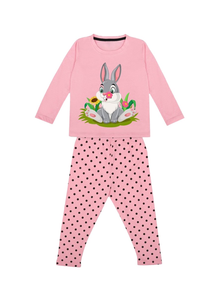 Kids HERE&NOW Nightwear & Loungewear | Buy Here&Now Girls Graphic Printed T Shirt & Pyjamas - Apparel For Girls