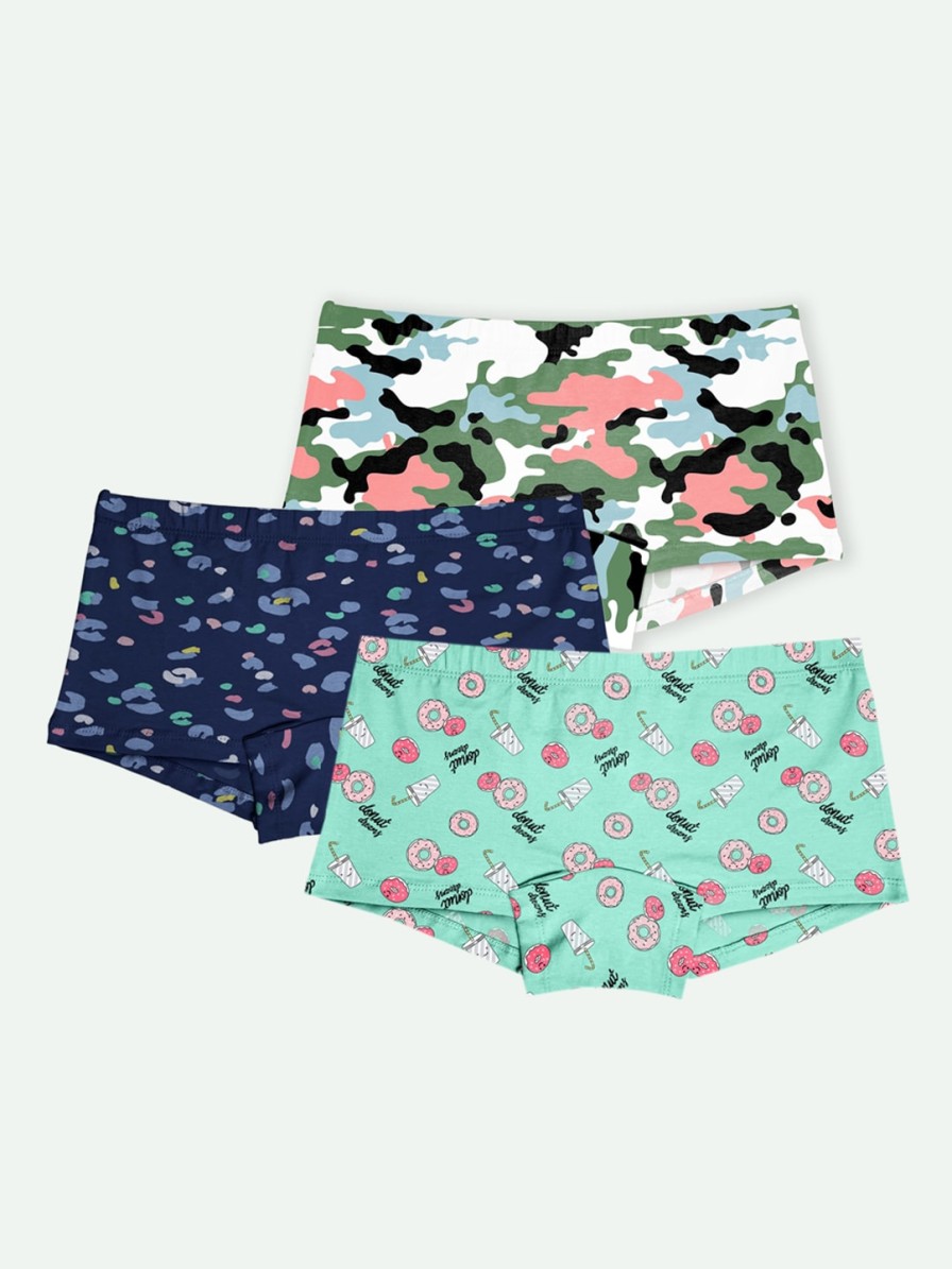 Kids ariel Innerwear & Thermals | Buy Ariel Girls Pack Of 3 Printed Basic Briefs - Apparel For Girls