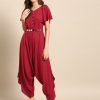 Women Anouk Jumpsuits | Buy Anouk Embellished Culotte Jumpsuit With Belt - Apparel For Women