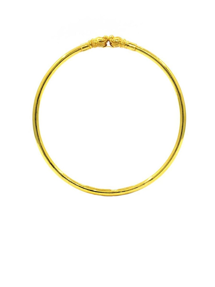 Women CANDERE A KALYAN JEWELLERS COMPANY Fine Jewellery | Buy Candere A Kalyan Jewellers Company 22Kt Gold Tushi Bangle 4.39 G - Accessories For Women