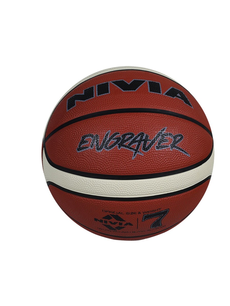 Women NIVIA Sports Equipment | Buy Nivia Engraver Rubber Basketball - Sporting Goods For Unisex