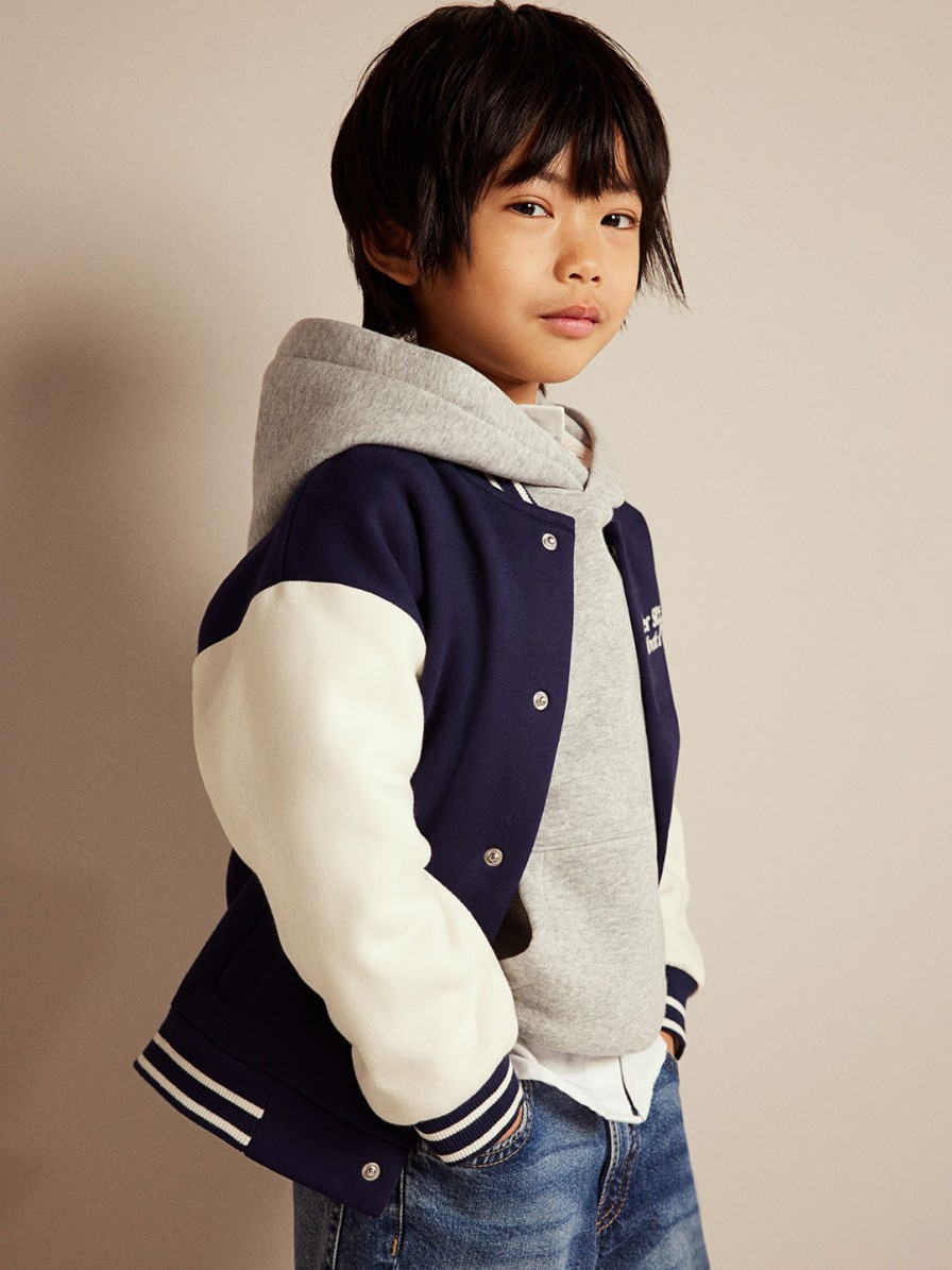 Kids H&M Jacket, Sweater & Sweatshirts | Buy H&M Boys Appliqud Baseball Jacket - Apparel For Boys