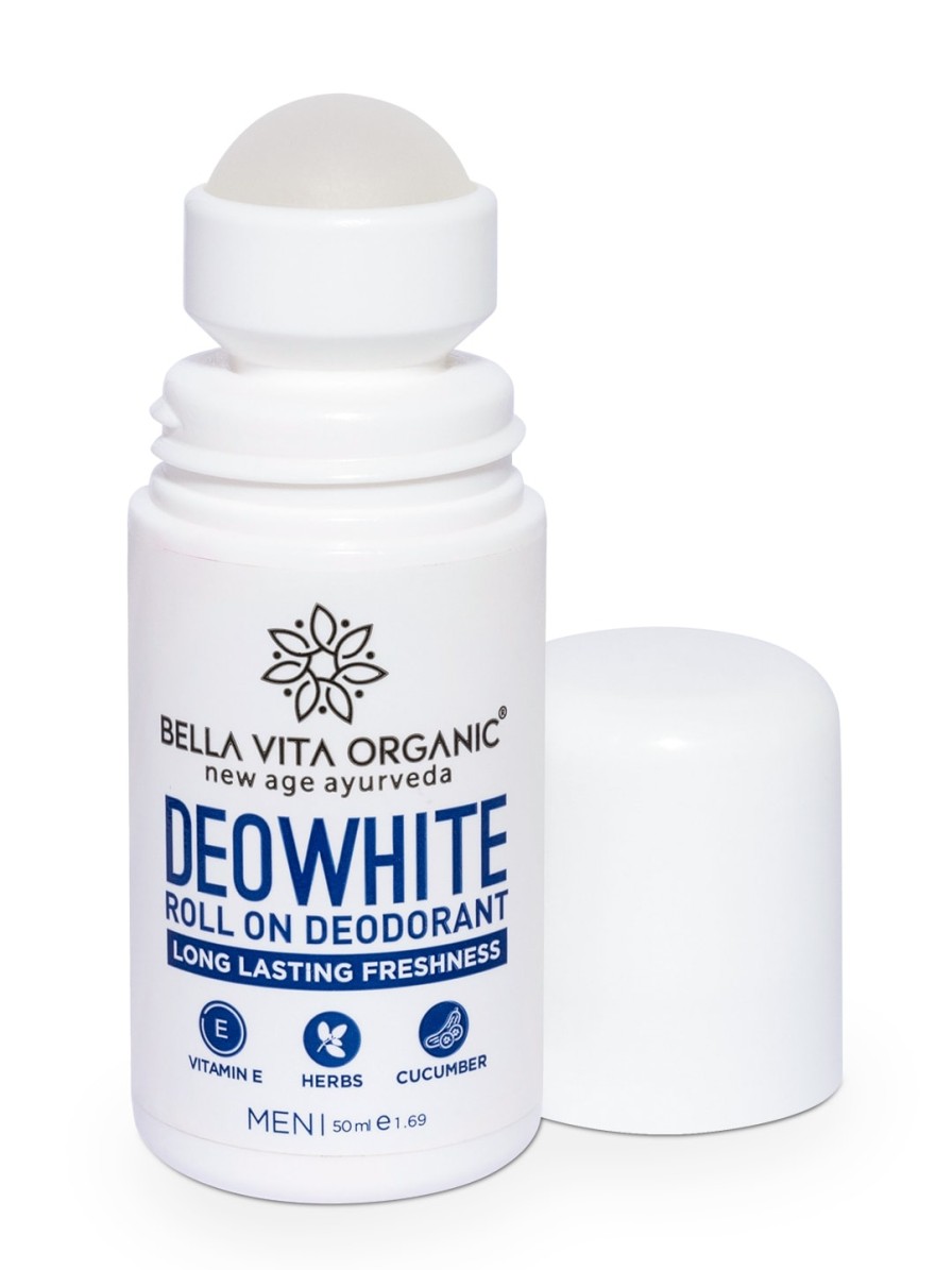 Men Bella Vita Organic Deodorants | Buy Bella Vita Organic Men Deo White Underarm Roll On Deodorant 50 Ml - Personal Care For Men