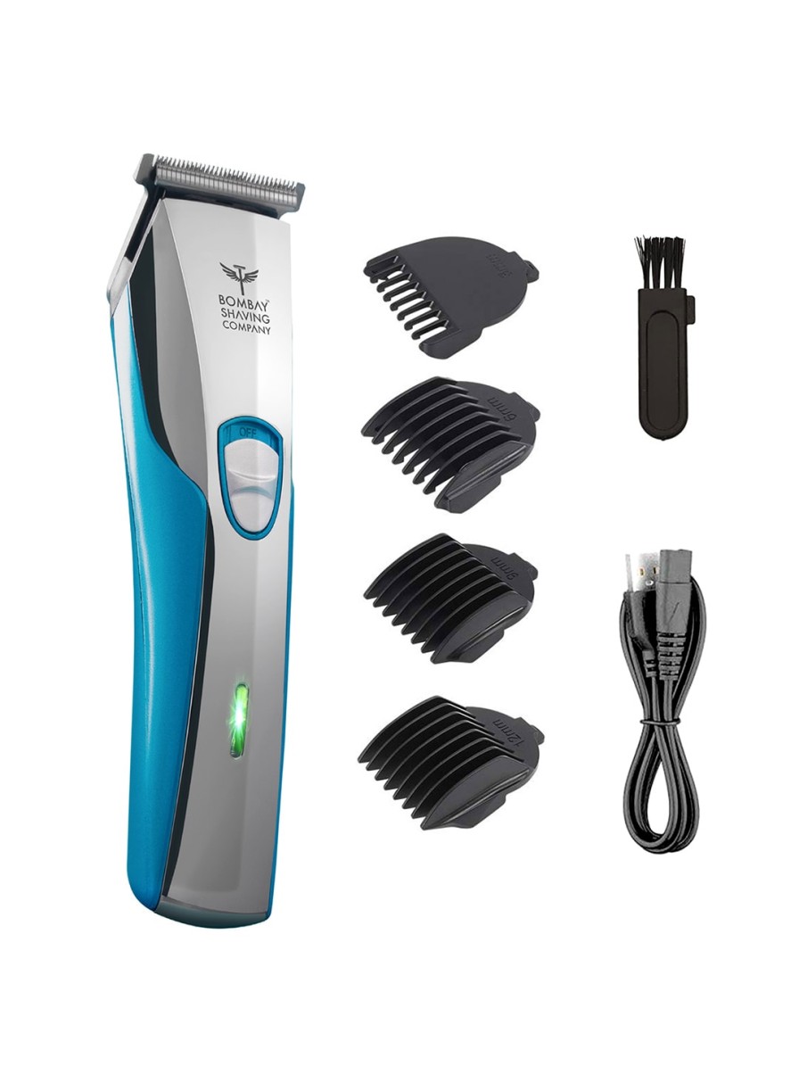 Men Bombay Shaving Company Trimmers | Buy Bombay Shaving Company Men Blue Classic Beard Trimmer With 4 Blades Btbl899 - Personal Care For Men