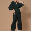 Women KASSUALLY Jumpsuits | Buy Kassually Green Solid Basic Jumpsuit - Apparel For Women