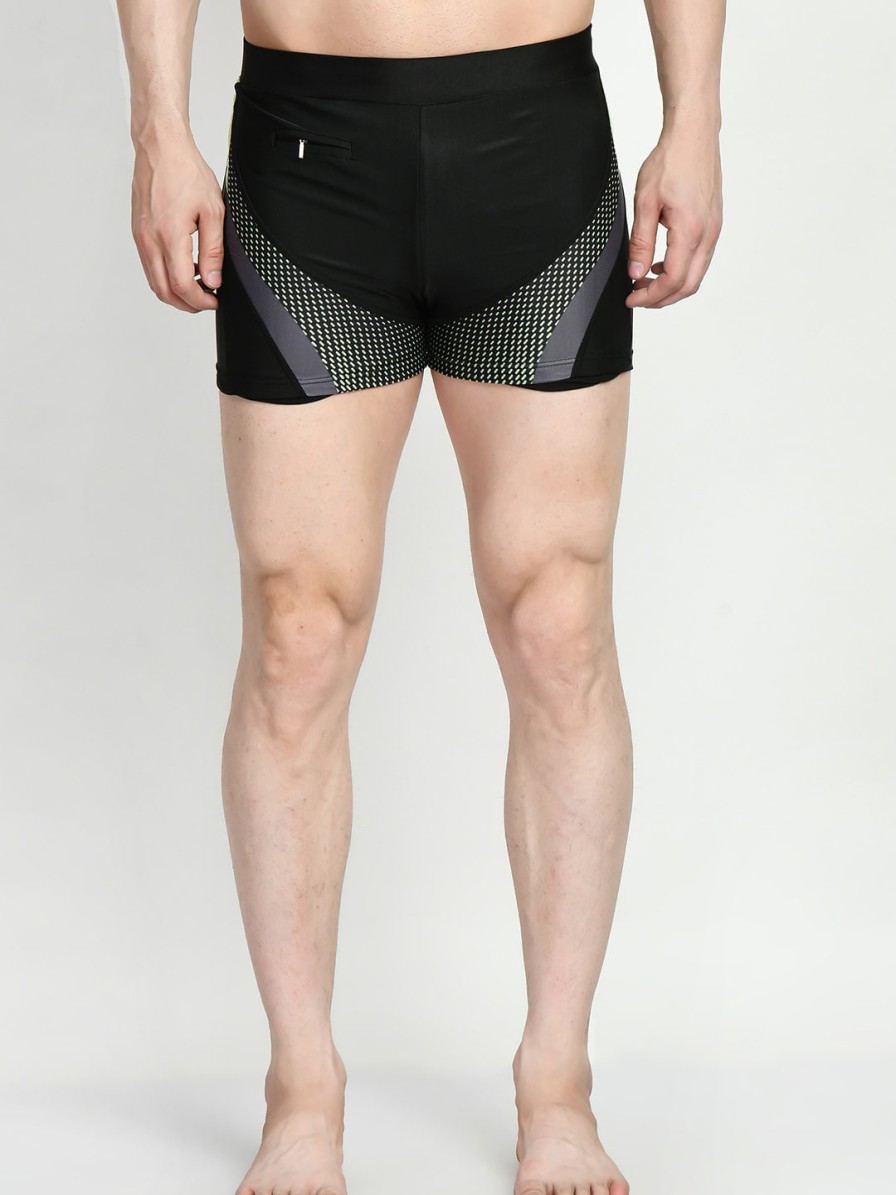 Men Lebami Swimwear | Buy Lebami Men Printed Slim Fit Swim Shorts - Apparel For Men