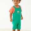 Kids Marks & Spencer Ethnic Wear | Buy Marks & Spencer Infant Boys Printed Straight Leg Fit Pure Cotton Dungaree - Apparel For Boys