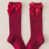 Kids EL REGALO Socks | Buy El Regalo Girls Maroon Solid Calf Length Socks - Accessories For Girls