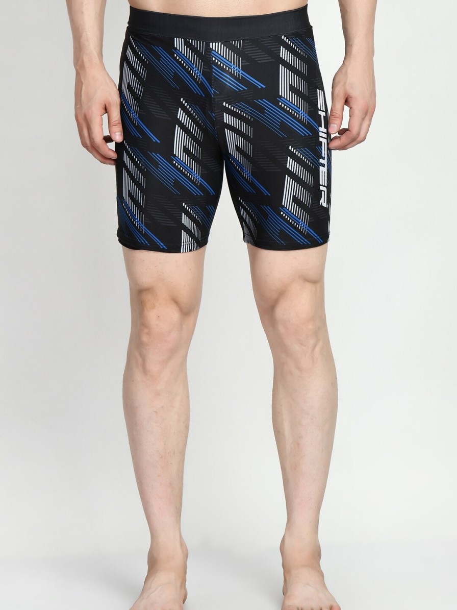 Men Lebami Swimwear | Buy Lebami Men Printed Slim Fit Swim Shorts - Apparel For Men