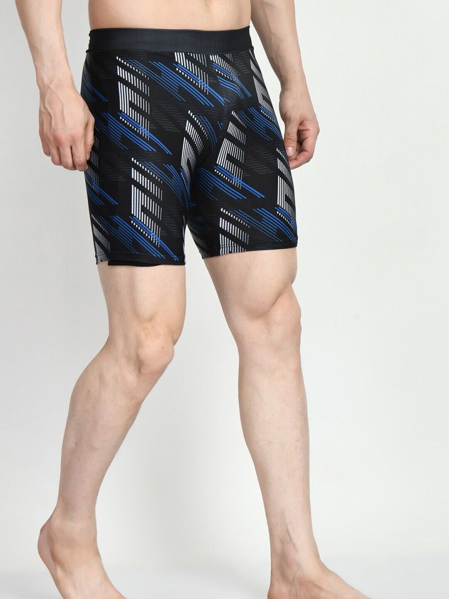 Men Lebami Swimwear | Buy Lebami Men Printed Slim Fit Swim Shorts - Apparel For Men