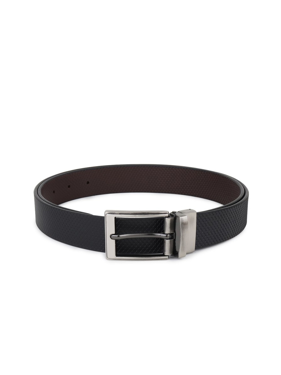 Men Roadster Belts | Buy The Roadster Lifestyle Co. Men Textured Leather Reversible Belts - Accessories For Men