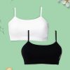 Kids DChica Innerwear & Thermals | Buy Girls Pack Of 2 Double Layer Premium Cotton Non Wired Non Padded Beginners Bra Dcbrju6856/Xxxs - Apparel For Girls