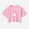 Kids Mast & Harbour Tshirts | Buy Mast & Harbour Girls Typography Printed Pure Cotton Boxy Crop T Shirt - Apparel For Girls