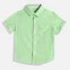 Kids mothercare Mothercare | Buy Mothercare Boys Gingham Checked Pure Cotton Casual Shirt - Apparel For Boys