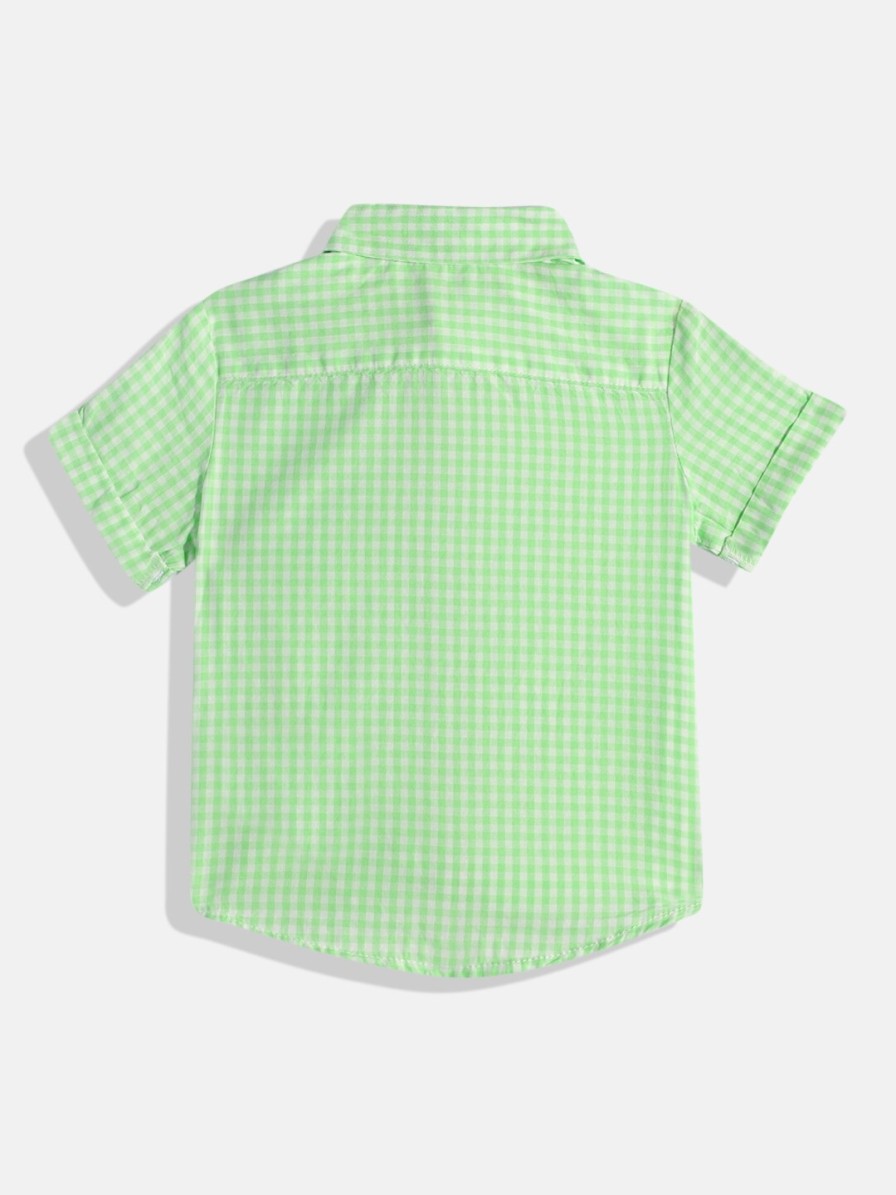 Kids mothercare Mothercare | Buy Mothercare Boys Gingham Checked Pure Cotton Casual Shirt - Apparel For Boys