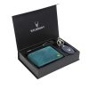 Men WildHorn Accessory Gift Sets | Buy Wildhorn Men Teal Green & Blue Rfid Protected Genuine Leather Accessory Gift Set - Accessories For Men