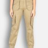 Kids Cutiekins Jeans, Trousers & Capris | Buy Cutiekins Girls Beige High Rise Cargos Trouser - Apparel For Girls