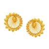 Women SENCO Fine Jewellery | Buy Senco Captivating 22Kt Gold Stud Earrings 2.0Gm - Accessories For Women