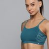 Women HRX by Hrithik Roshan Clothing | Buy Hrx By Hrithik Roshan Seamless Women Teal Blue Rapid Dry Yoga Sports Bra - Apparel For Women