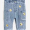 Kids H&M Jeans | Buy H&M Boys Relaxed Fit Appliqued Jeans - Apparel For Boys