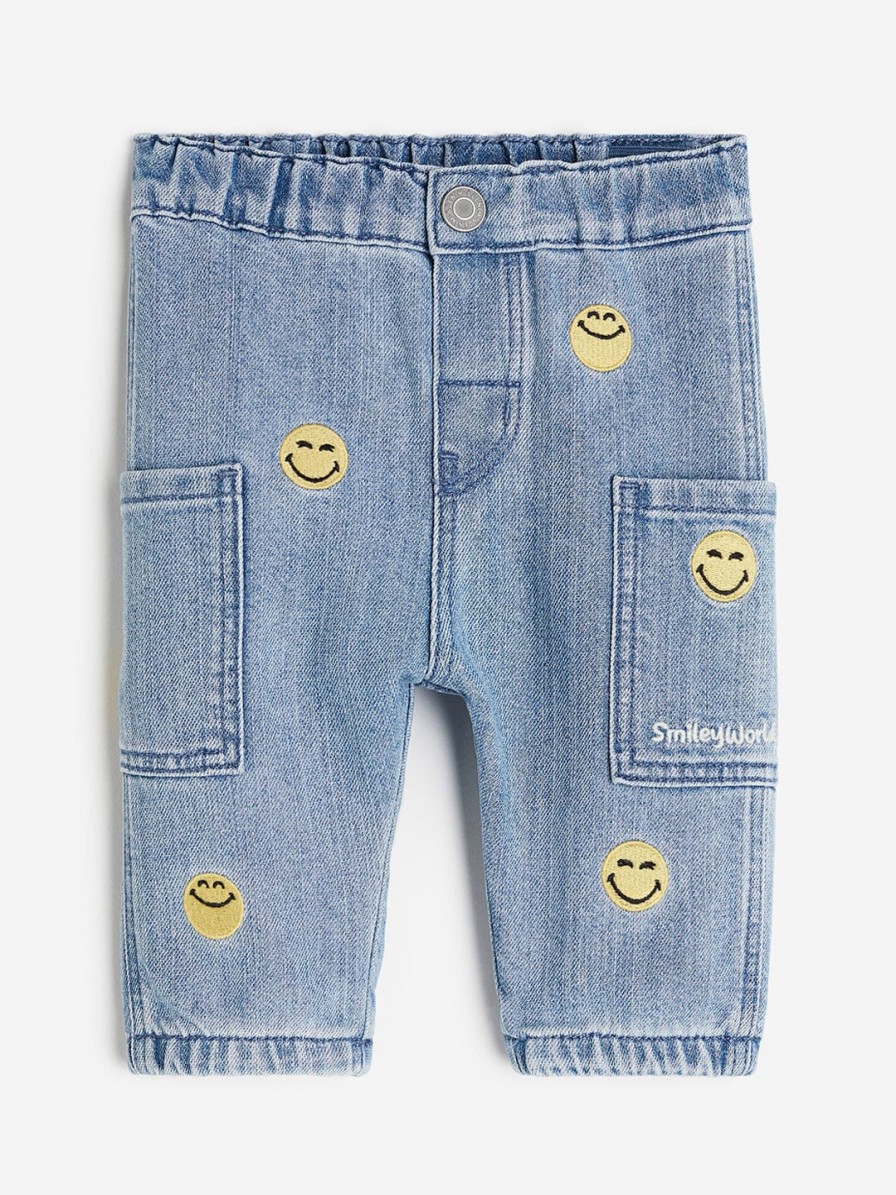 Kids H&M Jeans | Buy H&M Boys Relaxed Fit Appliqued Jeans - Apparel For Boys