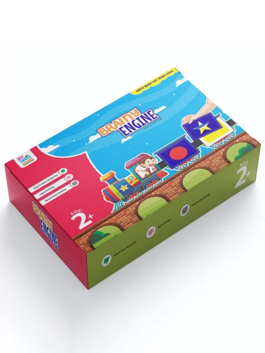 Kids My House Teacher Learning & Development | Buy My House Teacher Kids Brainy Engine Mind Game For Toddlers - Toys And Games For Unisex Kids