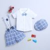 Kids BUMZEE Clothing Sets | Buy Bumzee Boys Pure Cotton Clothing Set With Bow Suspender & Cap - Apparel For Boys