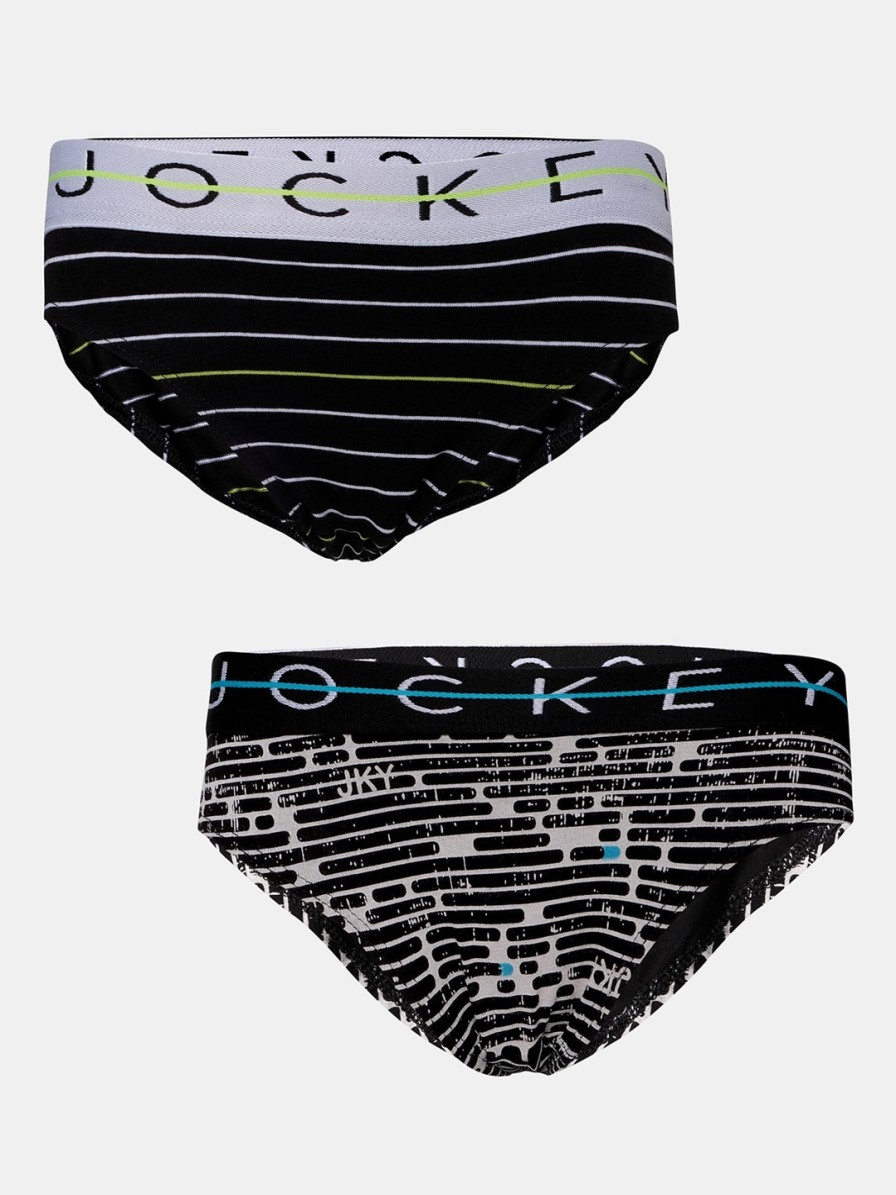 Kids JocWholesale Innerwear & Thermals | Buy Jockey Boys Pack Of 2 Assorted Super Combed Cotton Printed Brief Nb01 - Apparel For Boys