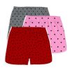 Kids BAESD Skirts & Shorts | Buy Baesd Girls Pack Of 3 Geometric Printed Pure Cotton Shorts - Apparel For Girls