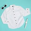 Kids Hoop Shirts | Buy Hoop Boys Spread Collar Long Sleeves Casual Shirt - Apparel For Boys