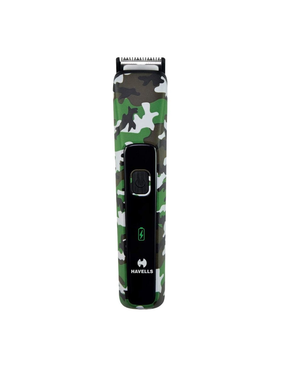 Men Havells Trimmers | Buy Havells Bt5113C Green And Black Rechargeable Beard Trimmer - Personal Care For Men