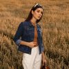 Women Roadster Jackets | Buy Roadster Women Blue Solid Denim Jacket - Apparel For Women