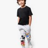 Kids Nap Chief Track Pants & Pyjamas | Buy Nap Chief Boys Grey & Red Mickey & Donald Printed Relaxed Fit Joggers - Apparel For Boys