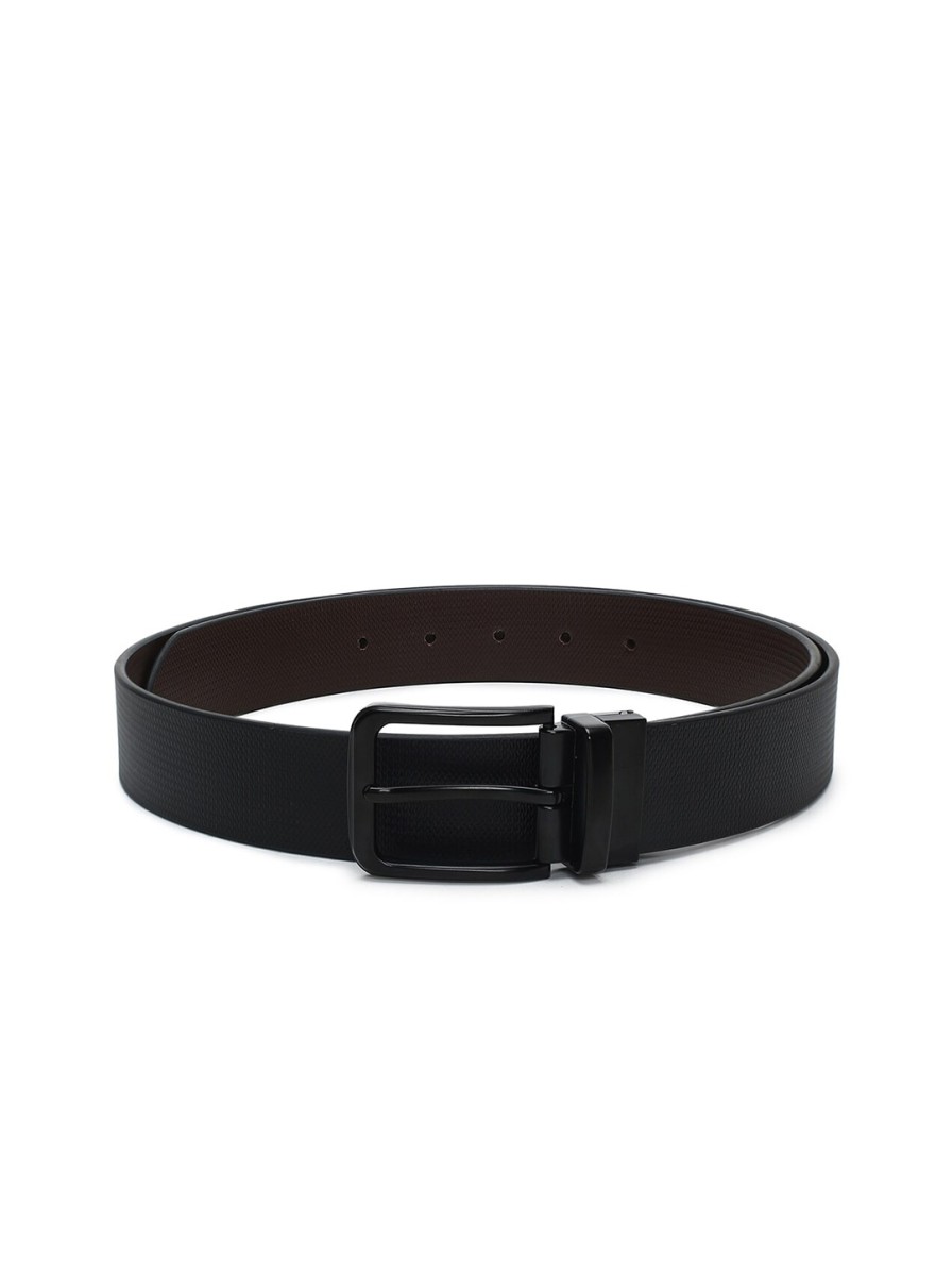 Men CRUSSET Belts | Buy Crusset Men Textured Leather Reversible Formal Belt - Accessories For Men