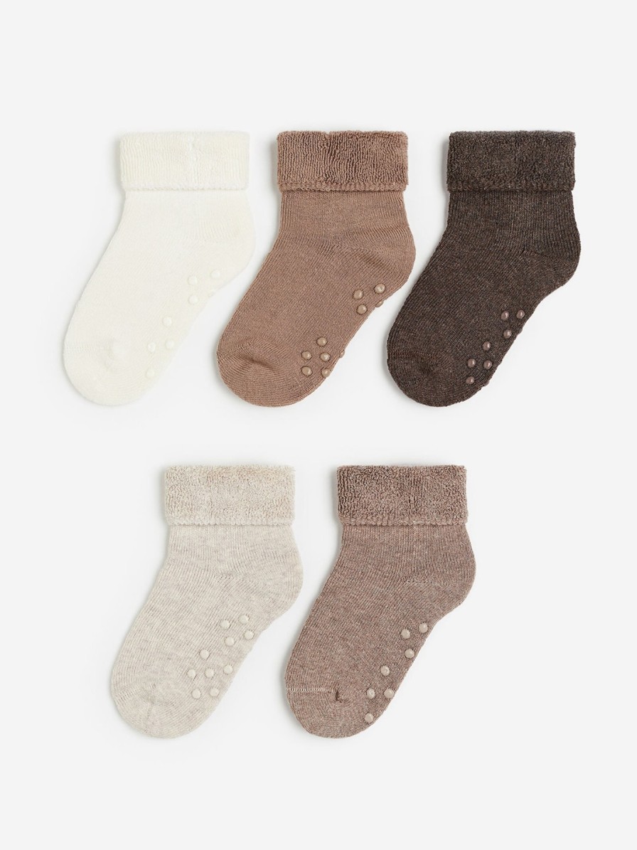 Kids H&M Socks | Buy H&M Boys 5 Pack Anti Slip Terry Socks - Accessories For Boys