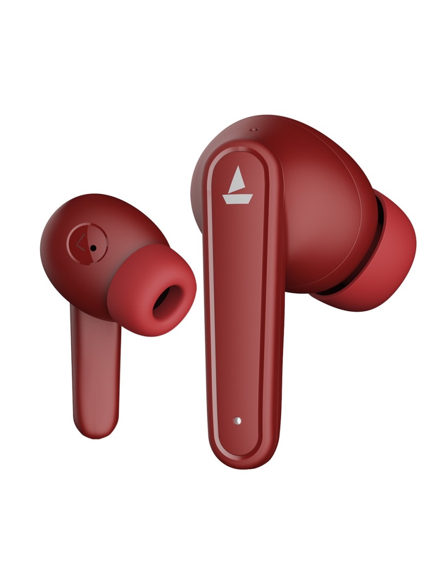 Men boAt Headphones | Buy Boat Raging Red 115 M Tws Airdopes - Accessories For Unisex