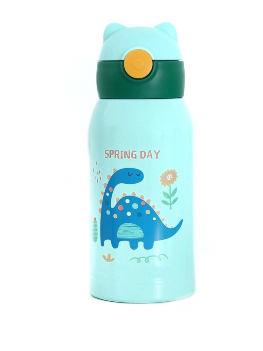 Kids Yellow Bee Bags & Backpacks | Buy Yellow Bee Kids Blue Printed Dino Hot & Cold Thermos Flask 500 Ml - Home For Unisex Kids