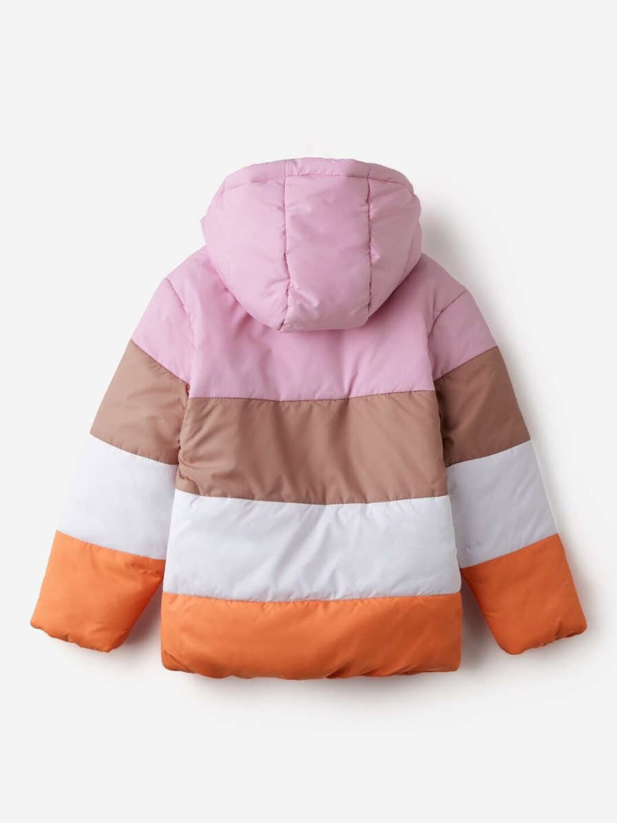 Kids The Souled Store Winter Wear | Buy The Souled Store Girls Colourblocked Hooded Lightweight Padded Jacket - Apparel For Girls