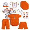 Kids EIO Infant Care | Buy Eio Unisex Kids Orange Baby Apparel Gift Set - Apparel For Unisex Kids