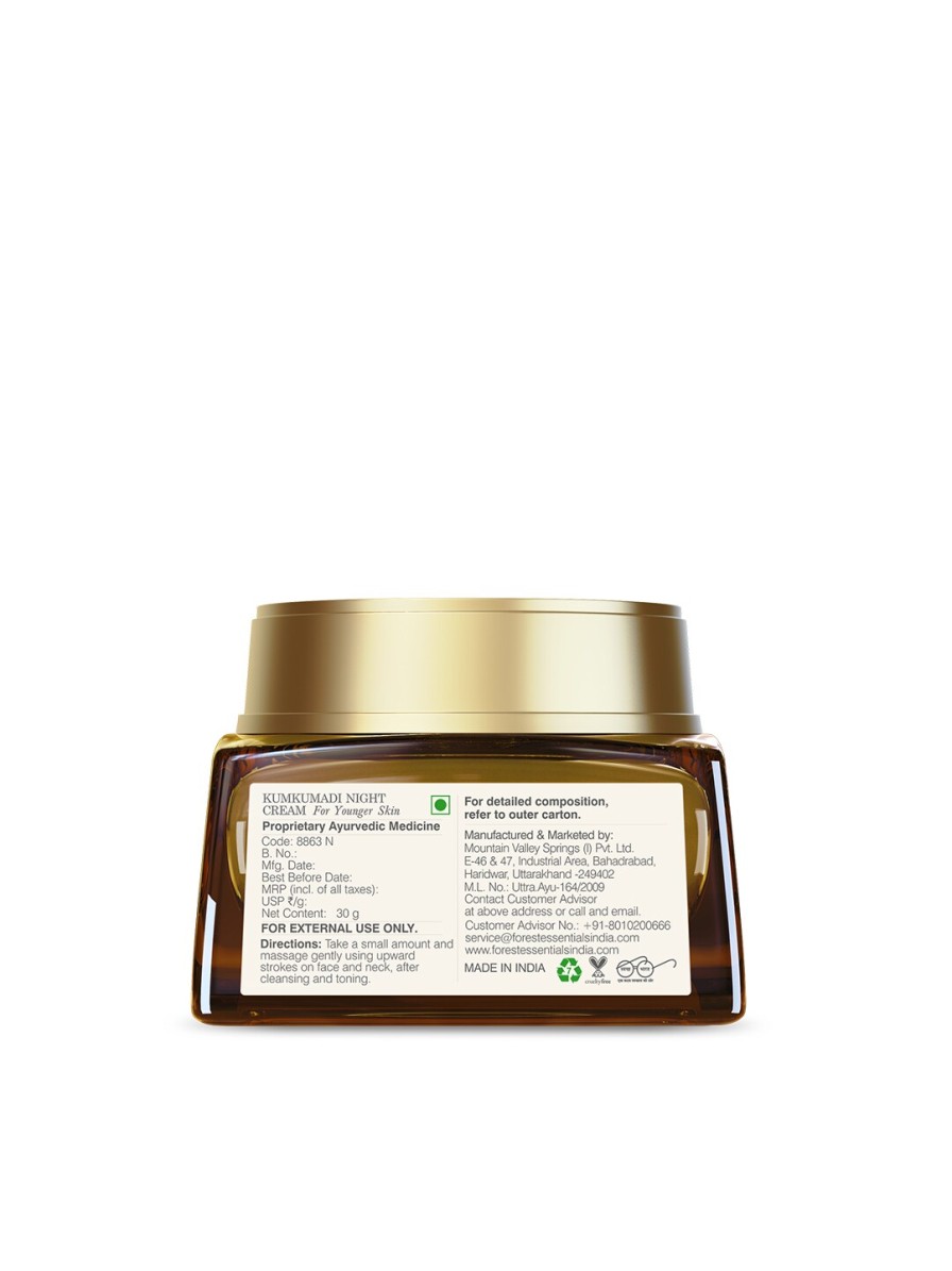 Women Forest Essentials Premium Beauty | Buy Forest Essentials Ayurvedic Kumkumadi Nourishing Night Cream 30G - Personal Care For Unisex