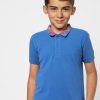 Kids Jack & Jones T-Shirts | Buy Jack & Jones Boys Blue Polo Collar T Shirt - Apparel For Boys