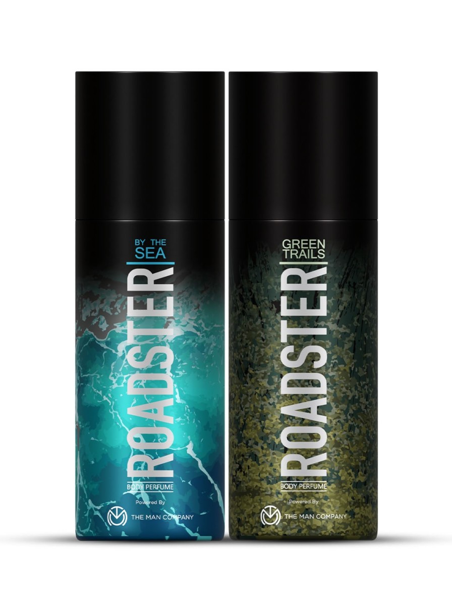 Men Roadster Deodorants | Buy Roadster Set Of 2 No Gas Body Spray By The Sea & Green Trails - Personal Care For Men